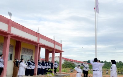 Rangkaian kegiatan upacara bendera memperingati 17 Agustus Hari Kemerdekaan Republik Indonesia ke 76 Tahun 2021 SMA Negeri 26 Batam